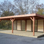 poteaux de 12 x 12 cm à 15 x 15 cm