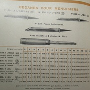 Bédanes pour menuisiers, Goldenberg 1934