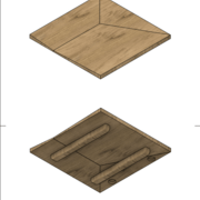 Sur cette image la porte était dessinée en 20mm