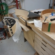 Coffrage en contreplaqué 19 mm.