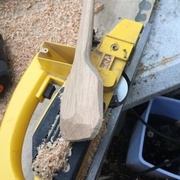 Mise en forme de la cuillère au rabot électrique