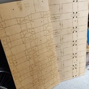 Les panneaux déjà coupé à la bonne taille