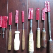 Étuis cuir pour gouges et ciseaux