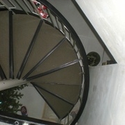 vue de l'escalier à remplacer