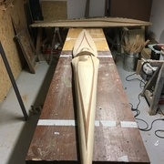 premiere ebauche du kayak avec formes et couleurs