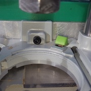 Défonceuse fixé à l'équerre