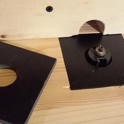 J'ai fait un insert plus grand pour ma fraise à feuillurer