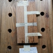 Tests de finition : Brut | Brut + BdJ pour la partie gauche, et FD | FDx2| FD+BdJ | FD+BdJ+Cire a droite