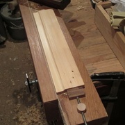 Essai d'un rabot à plate-bande