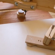 Essais de découpe des roues au pantographe pour défonceuse