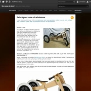 Réalisation du draisienne