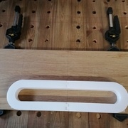 gabarit en impression 3d pour defoncer le trou