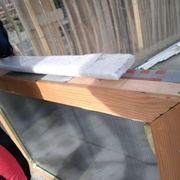 trappe d'été que l'on peut retirer l'été (justement).