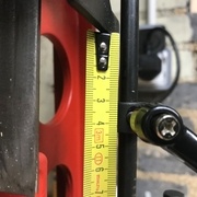 On fixe la butée de profondeur