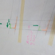 Le développement du garde corpos sera tracé côté jour de l'escalier