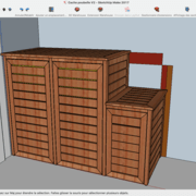 Fabrication d'un cache poubelle