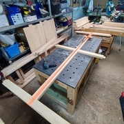 Assemblage à blanc pour pointer les tenons