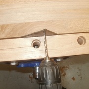 un petit trou pour ne pas perdre le fil