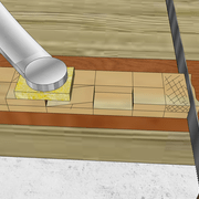 **ENTAILLE N° 4 :** Sciage de l'about de pièce .