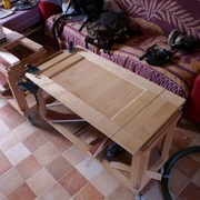 Découpe de la porte du lave-vaisselle