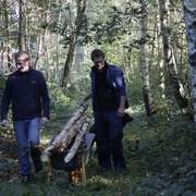 Avec la brouette, c'est encore plus simple.