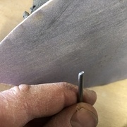 On fini par un coup de grain fin pour retirer le morfil