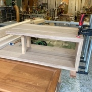 Assemblage de l'onglet faites avec des dominos