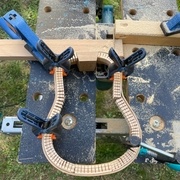 Préparation des baguettes d'angles