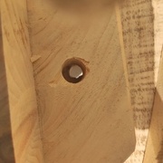 Décalage du trou de la mortaise et du tenon