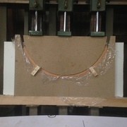 Collage lamellé collé pour le bracelet