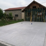 Le chantier avant pose de la structure