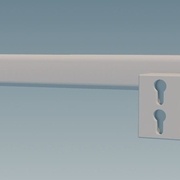 Voici le type "d'usinage" que j'avais en tete pour venir fixer mes supports (Vue Arriere)