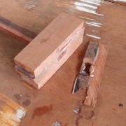 Corroyage approximatif, juste pour avoir des faces planes