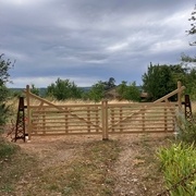 Portail en bois