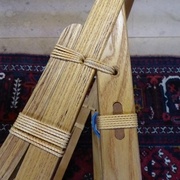 mortaise débouchante, et pas de tenon-mortaise entre le guidon et les montants