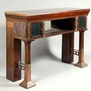 Console sécession viennoise 1900  par la  PORTOIX & FIX  http://www.chayette-cheval.com