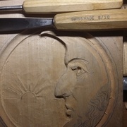 Modelage du visage en cours