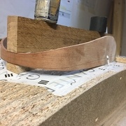 report de la courbe haute de la ceinture