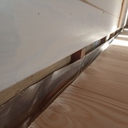 Rencontre entre l'ossature bois et plancher