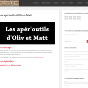 Les apér’outils d’Oliv et Matt