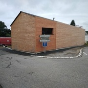 vu de la route : on peut pas le raté (sur la direction des ostreiculteurs!!!)