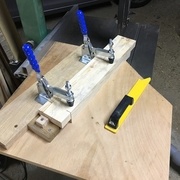 Mon gabarit pour les coupes d'angle