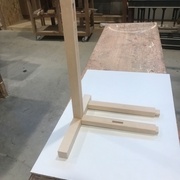 premier assemblage à blanc après les premiers tenons!