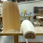 placage tilleul avant collage