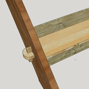 assemblage par clef tirante fini