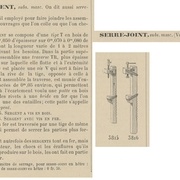 Dictionnaire de Justin Storck, Sergent = Serre-joint