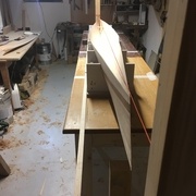 positionement à l'axe du kayak