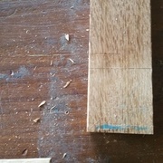 traçage traverse côté du plateau