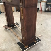 Après la 1ère couche de vernis