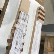 collage des différents éléments du maillet